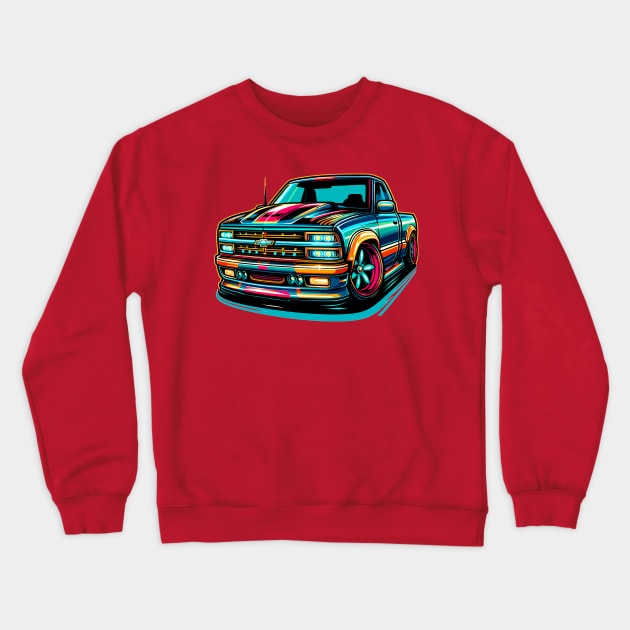 Chevrolet S-10 Crewneck Sweatshirt by Vehicles-Art